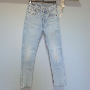 Womens 501 Jeans Boyfreind Fit Button Fly